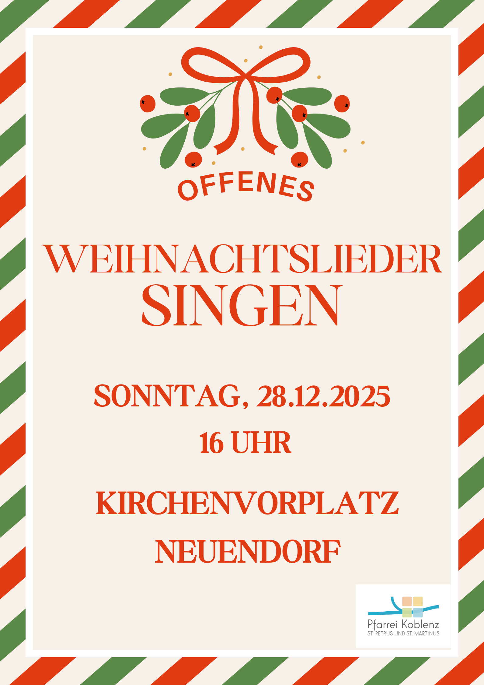 Colorful Illustrative Merry Christmas Background Flyer (1)