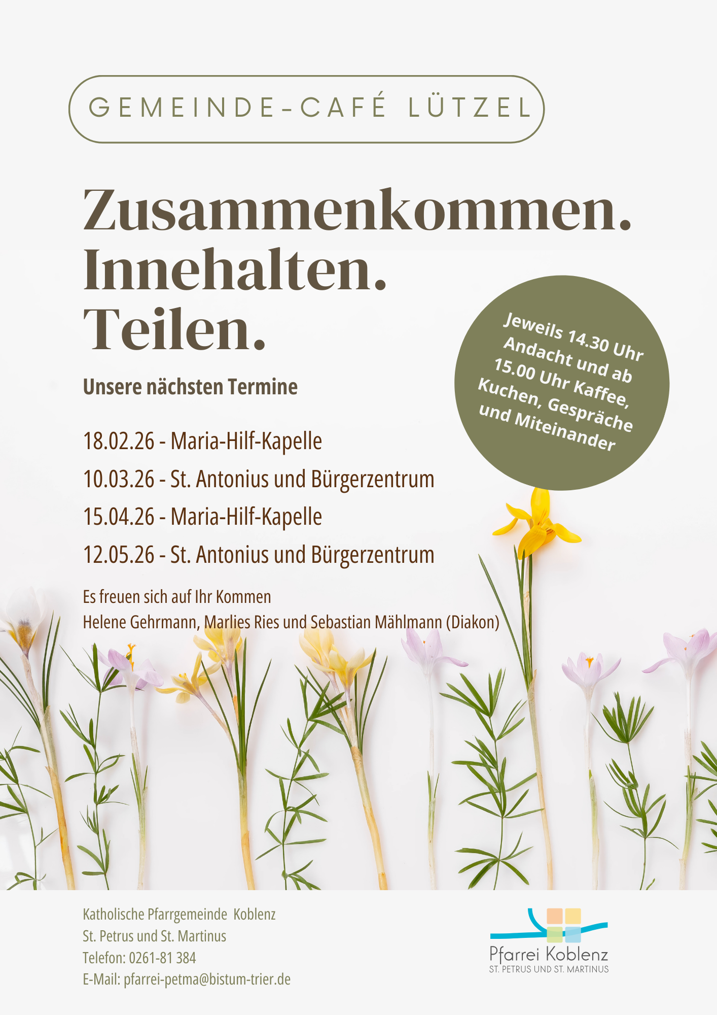 Flyer Gemeinde-Café 1-2026