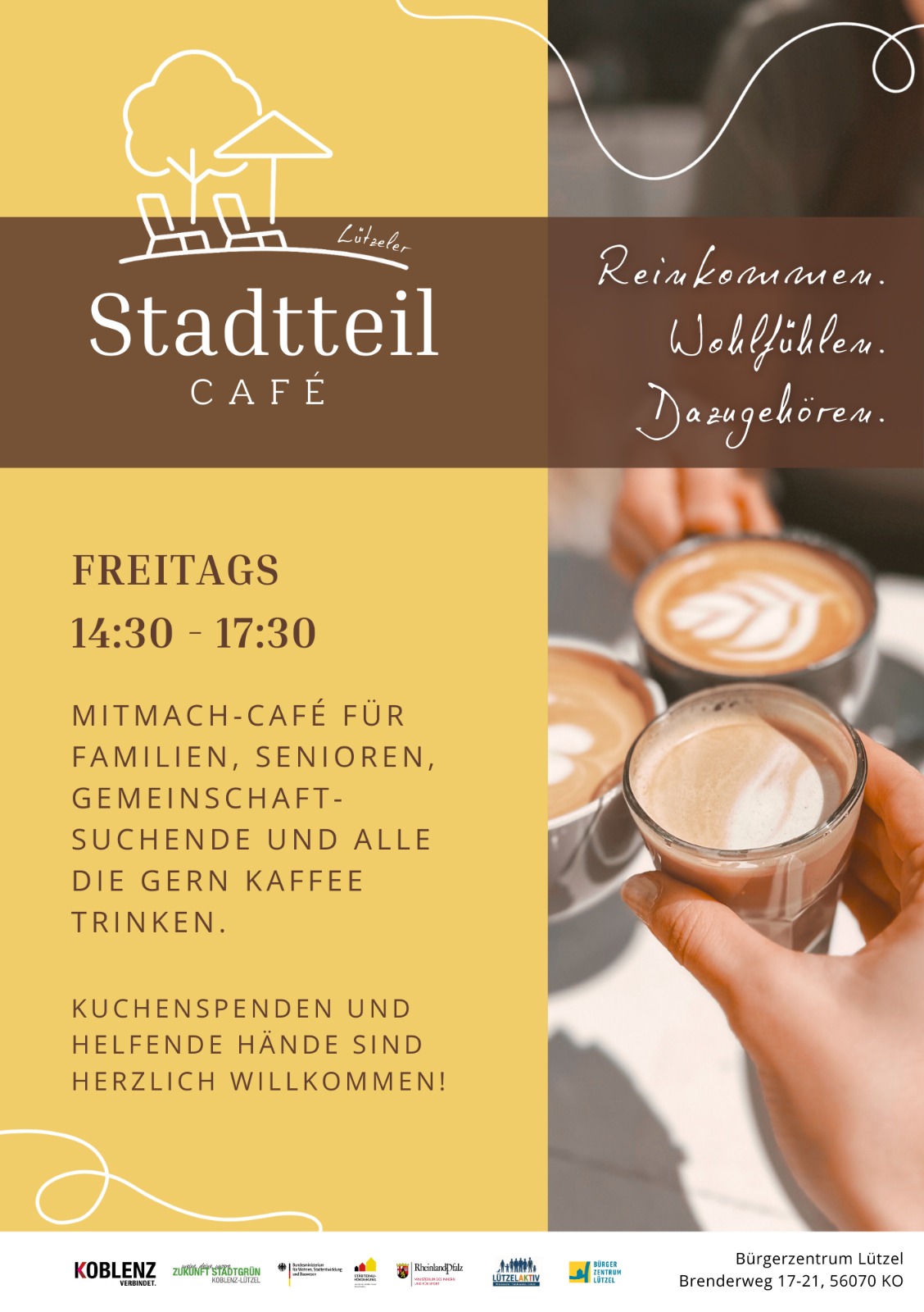 Flyer Stadtteilcafé 2026