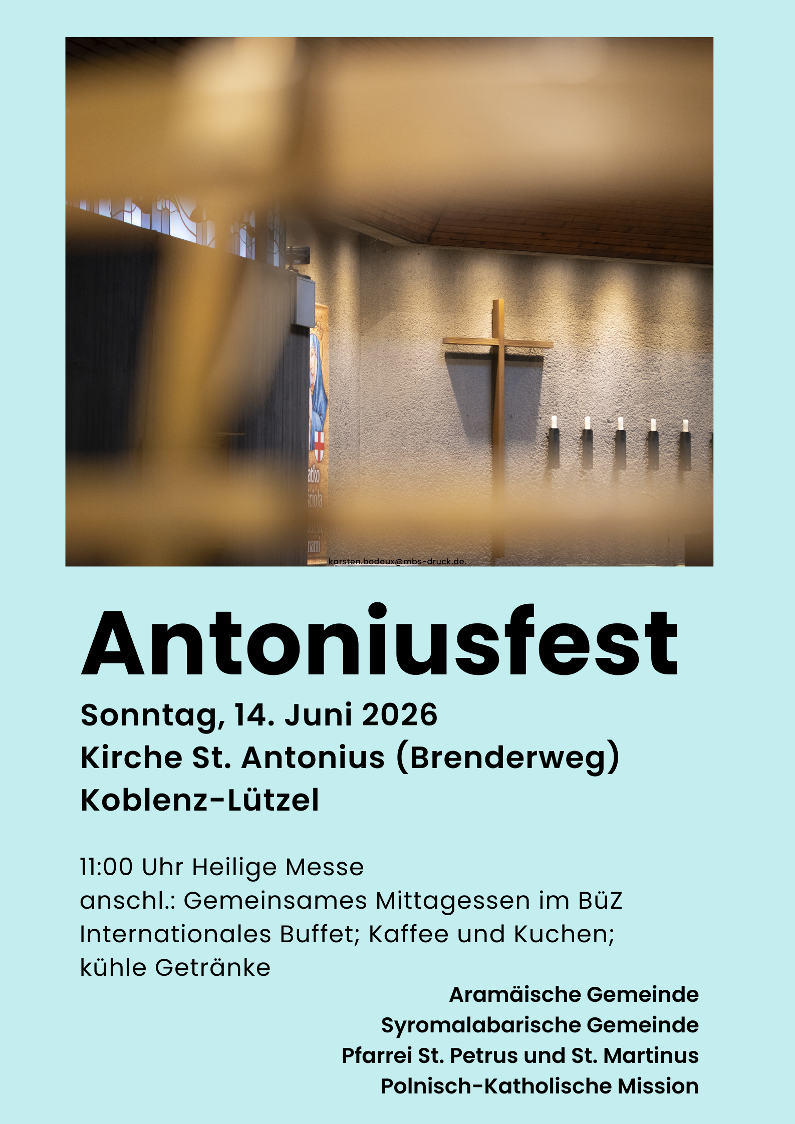 Hinweis Antoniusfest